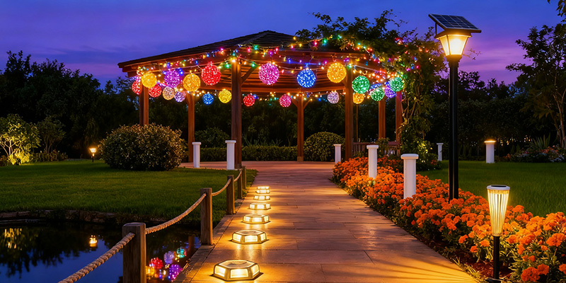 Why can solar lights replace LED household lights despite their high prices?
