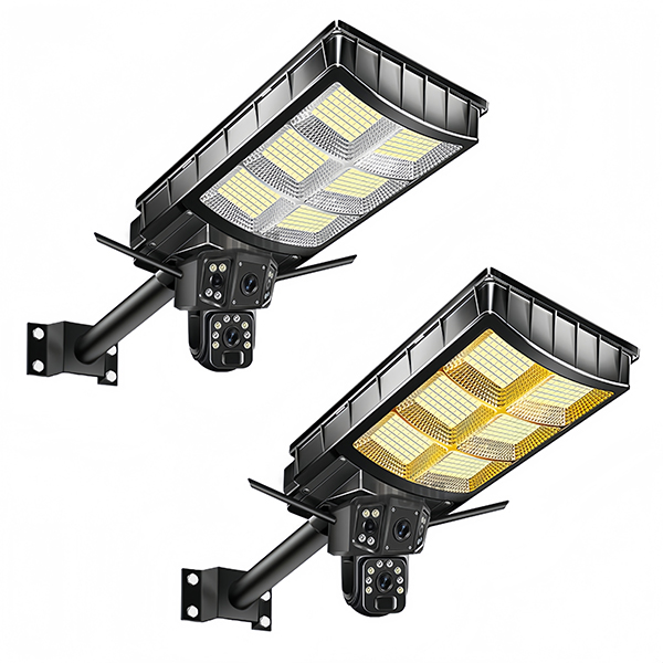 LED Solar Camera With Street Light APP Control 5MP Ip65 4G WiFi Home Hotel Outdoor Integration Security Solar Monitoring Lamp